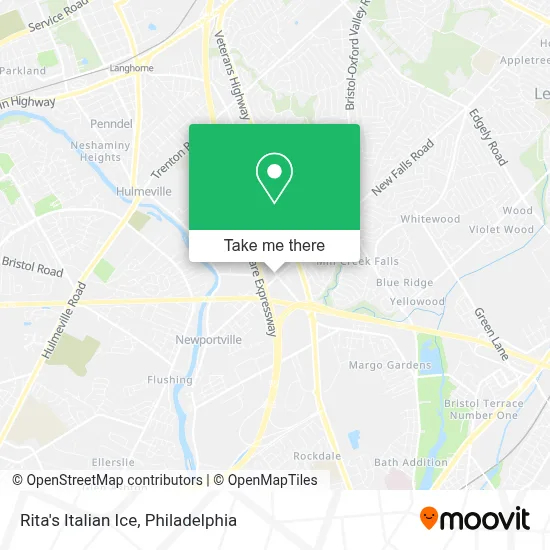 Rita's Italian Ice map