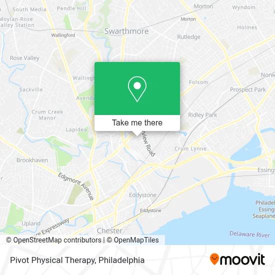 Pivot Physical Therapy map