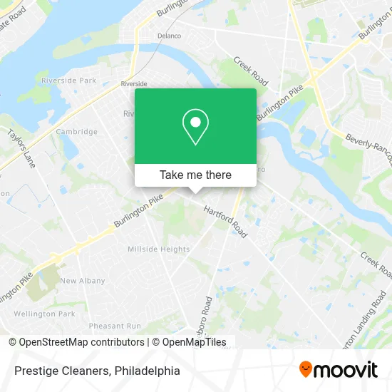 Prestige Cleaners map