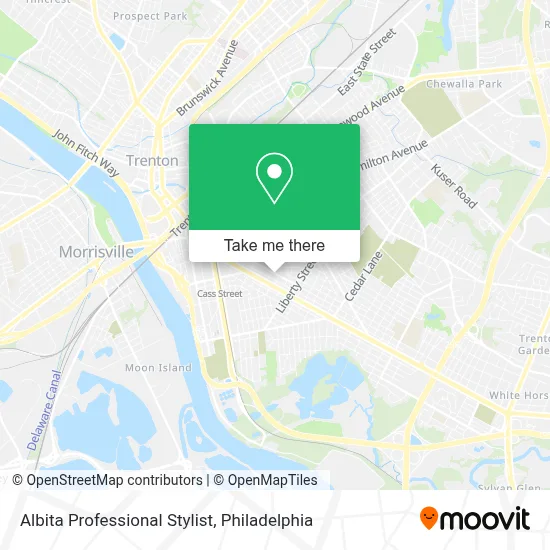 Albita Professional Stylist map