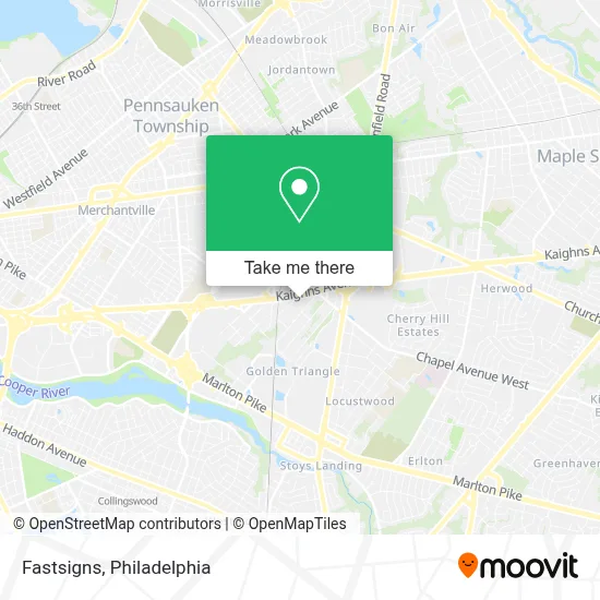 Fastsigns map