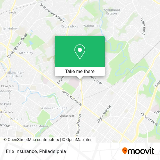 Erie Insurance map