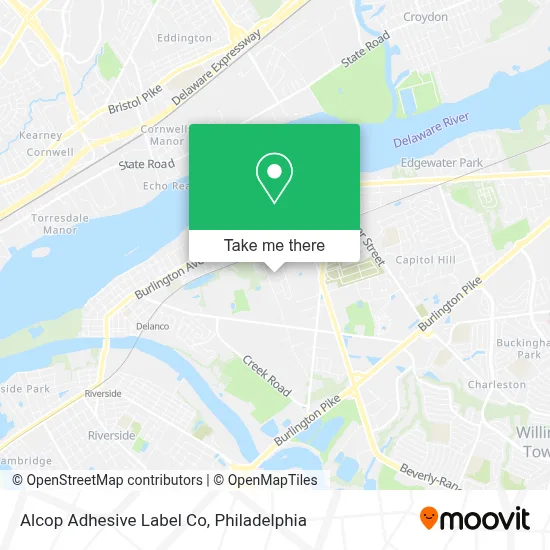 Alcop Adhesive Label Co map