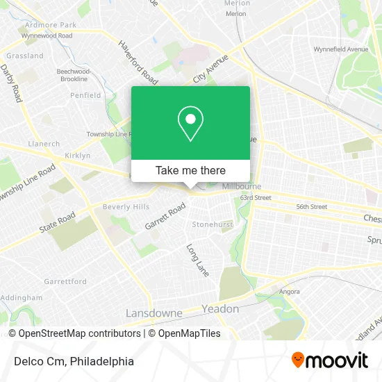 Delco Cm map