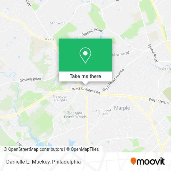 Danielle L. Mackey map
