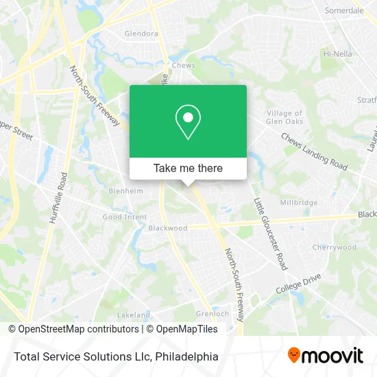 Total Service Solutions Llc map