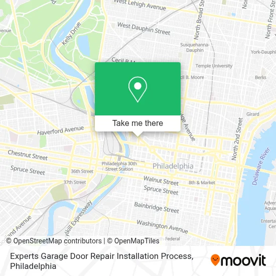 Experts Garage Door Repair Installation Process map