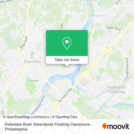 Delaware River Steamboat Floating Classroom map