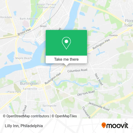 Lilly Inn map