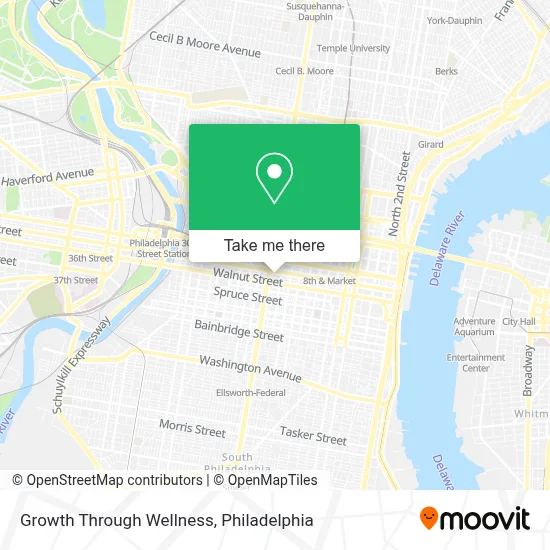 Growth Through Wellness map