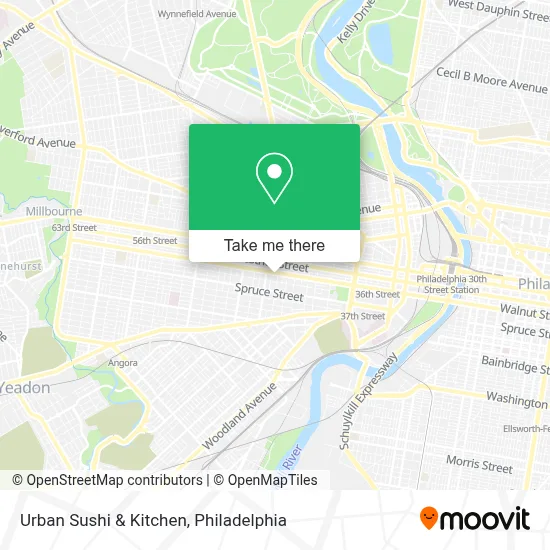 Urban Sushi & Kitchen map