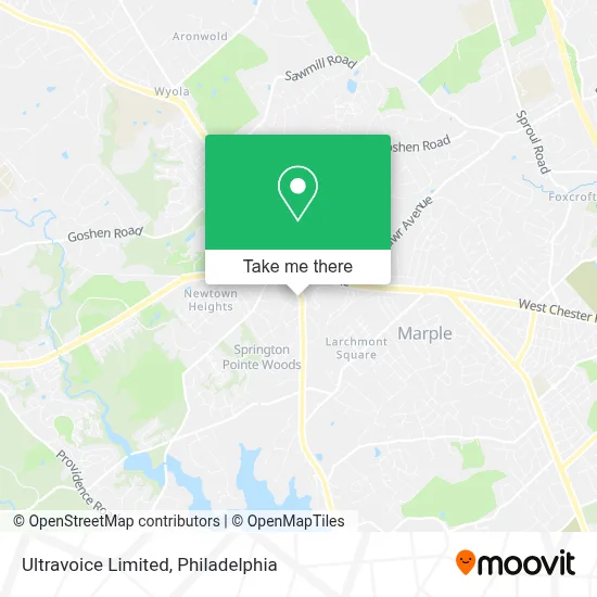Ultravoice Limited map