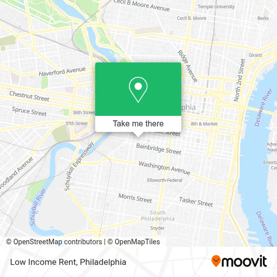 Low Income Rent map