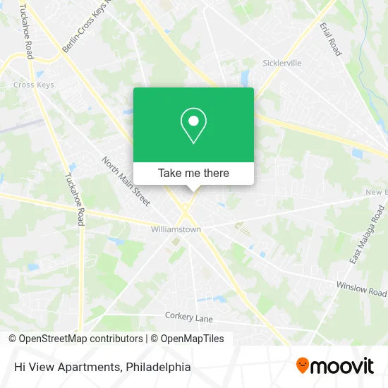 Hi View Apartments map
