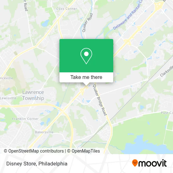 Disney Store map