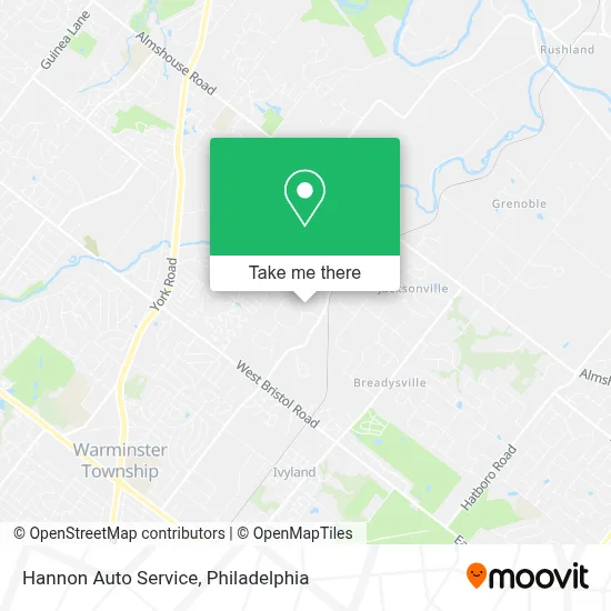 Hannon Auto Service map