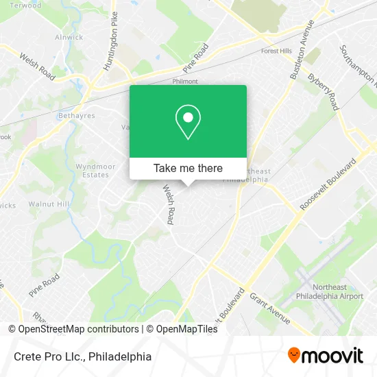 Crete Pro Llc. map