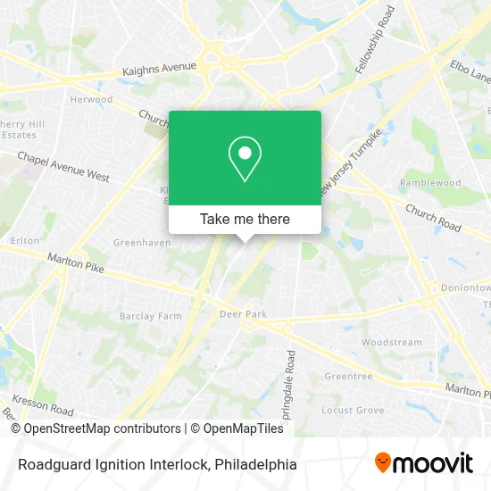Roadguard Ignition Interlock map