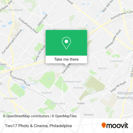 Two17 Photo & Cinema map