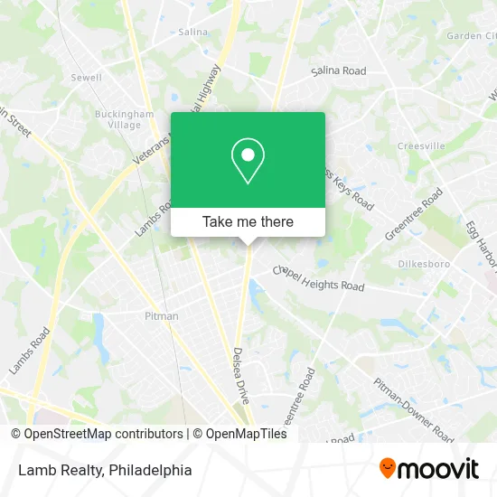 Lamb Realty map