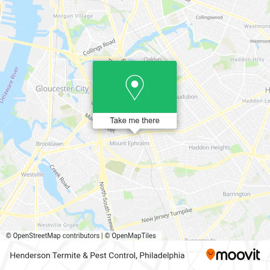 Henderson Termite & Pest Control map