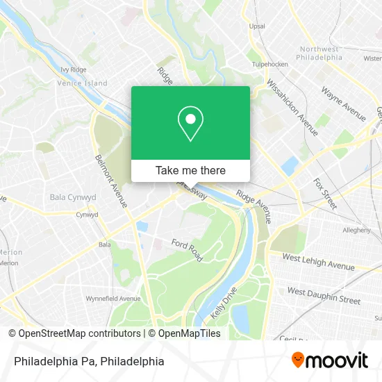 Philadelphia Pa map