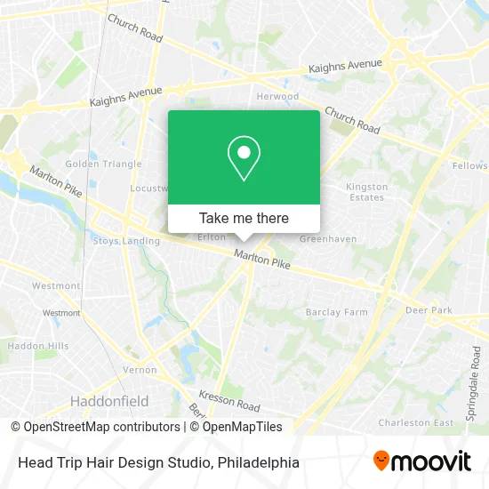 Head Trip Hair Design Studio map