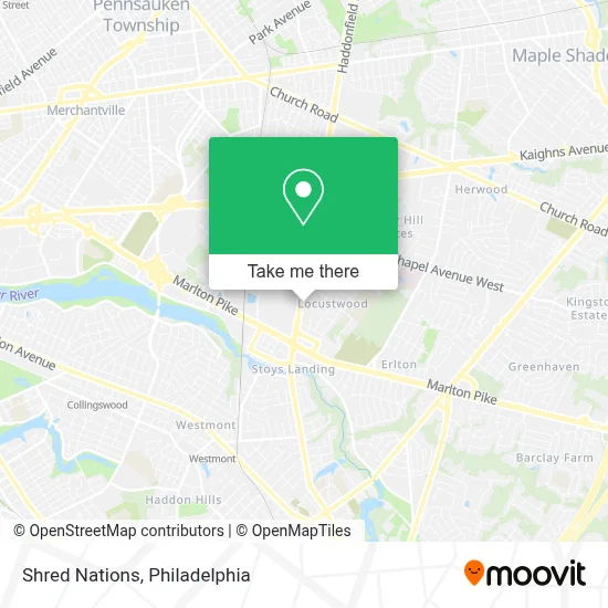 Shred Nations map