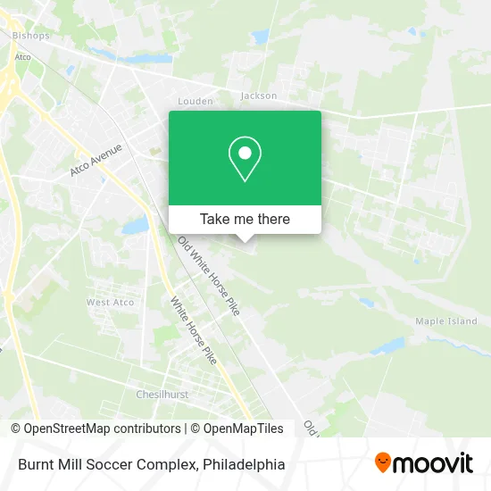 Burnt Mill Soccer Complex map