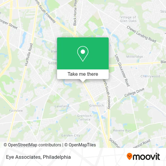 Eye Associates map
