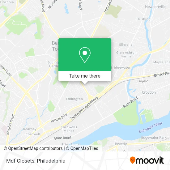 Mdf Closets map