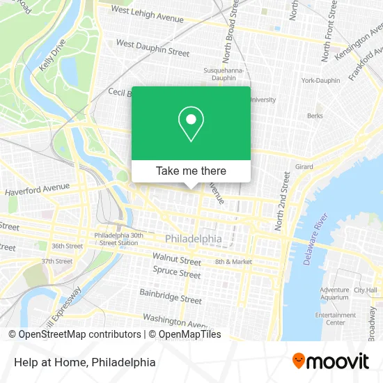 Help at Home map
