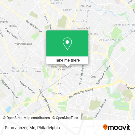 Sean Janzer, Md map