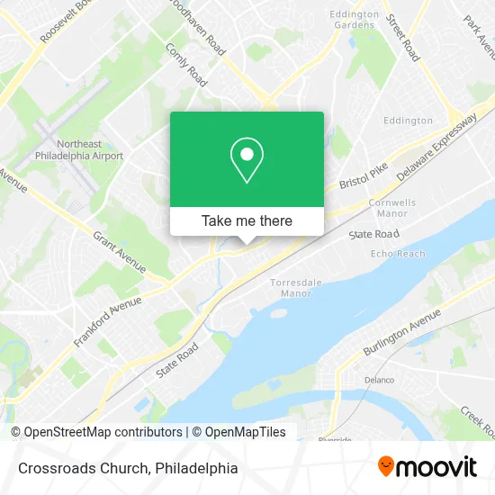 Crossroads Church map