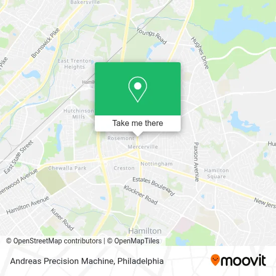 Andreas Precision Machine map