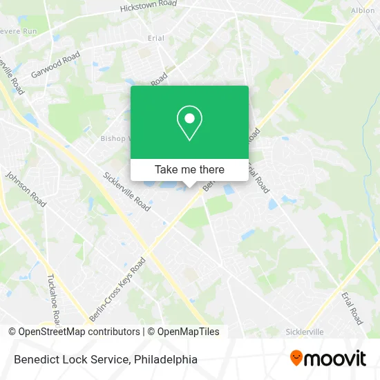 Benedict Lock Service map