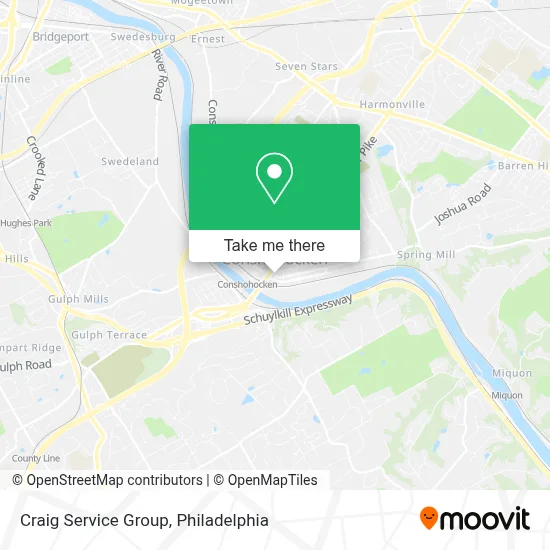 Craig Service Group map