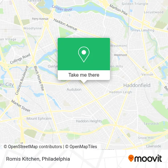 Romis Kitchen map
