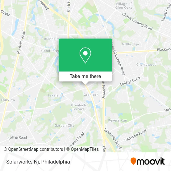 Solarworks Nj map