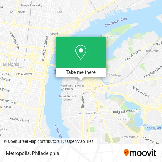 Metropolis map