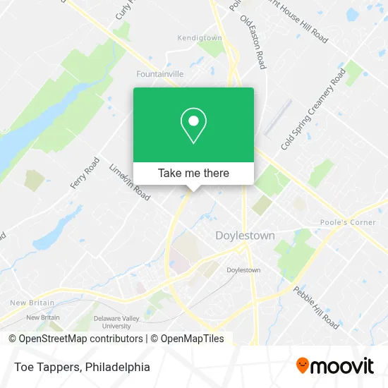 Toe Tappers map