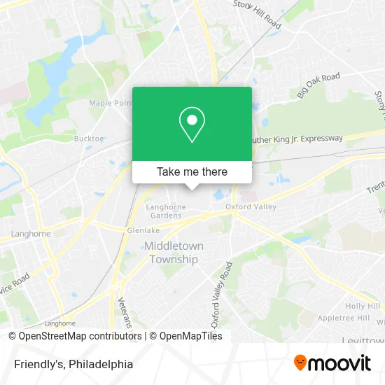 Friendly's map