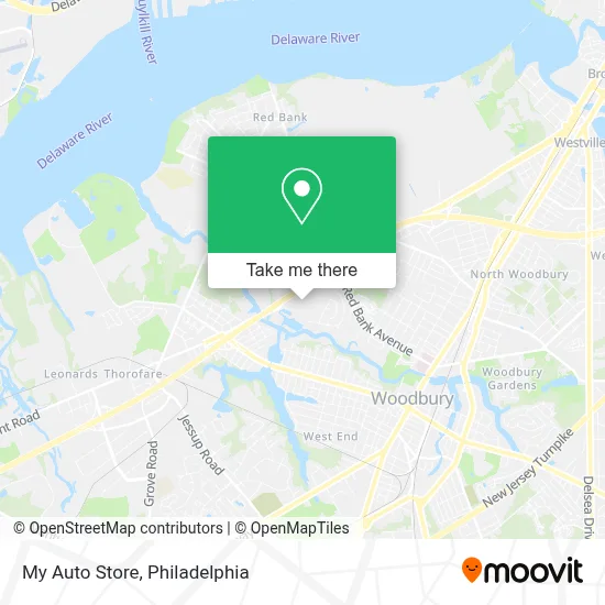 My Auto Store map