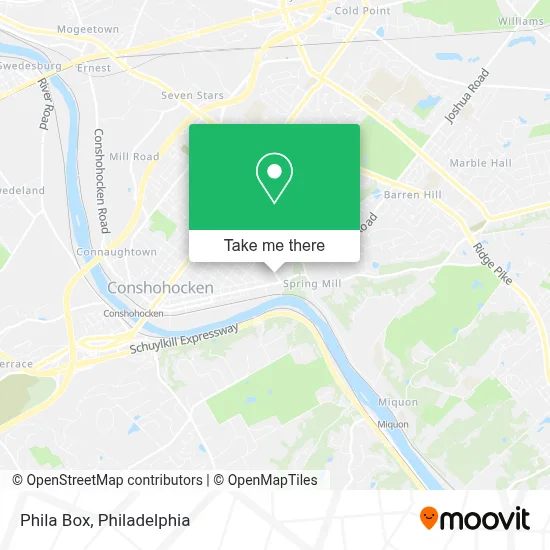 Phila Box map