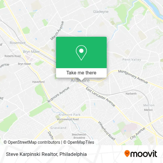 Steve Karpinski Realtor map