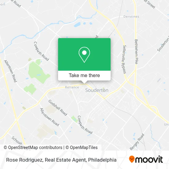 Rose Rodriguez, Real Estate Agent map