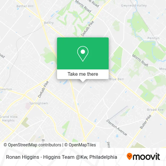 Ronan Higgins - Higgins Team @Kw map