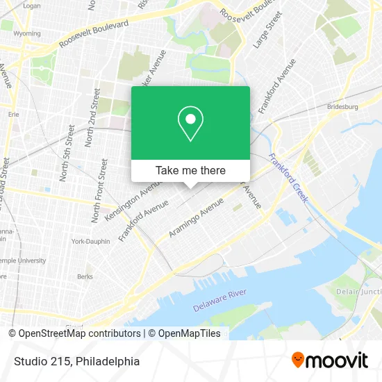 Studio 215 map