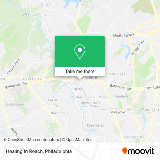 Healing In Reach map