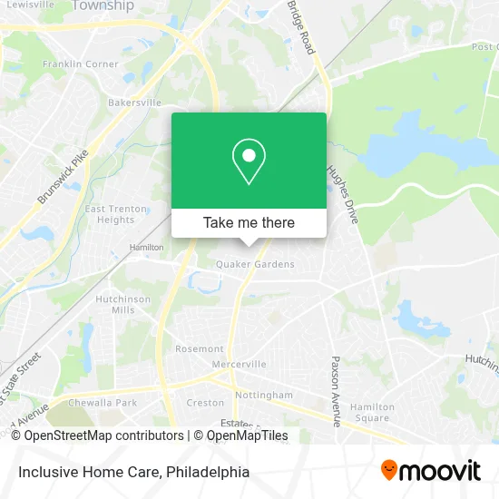 Inclusive Home Care map